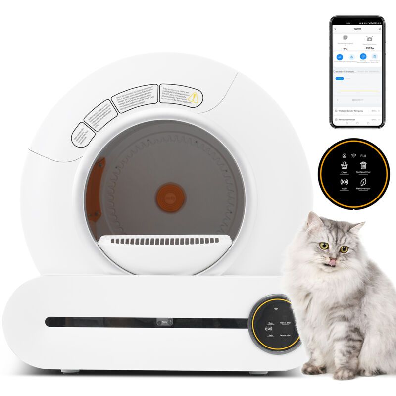 KAITEN Bac à litière Autonettoyant